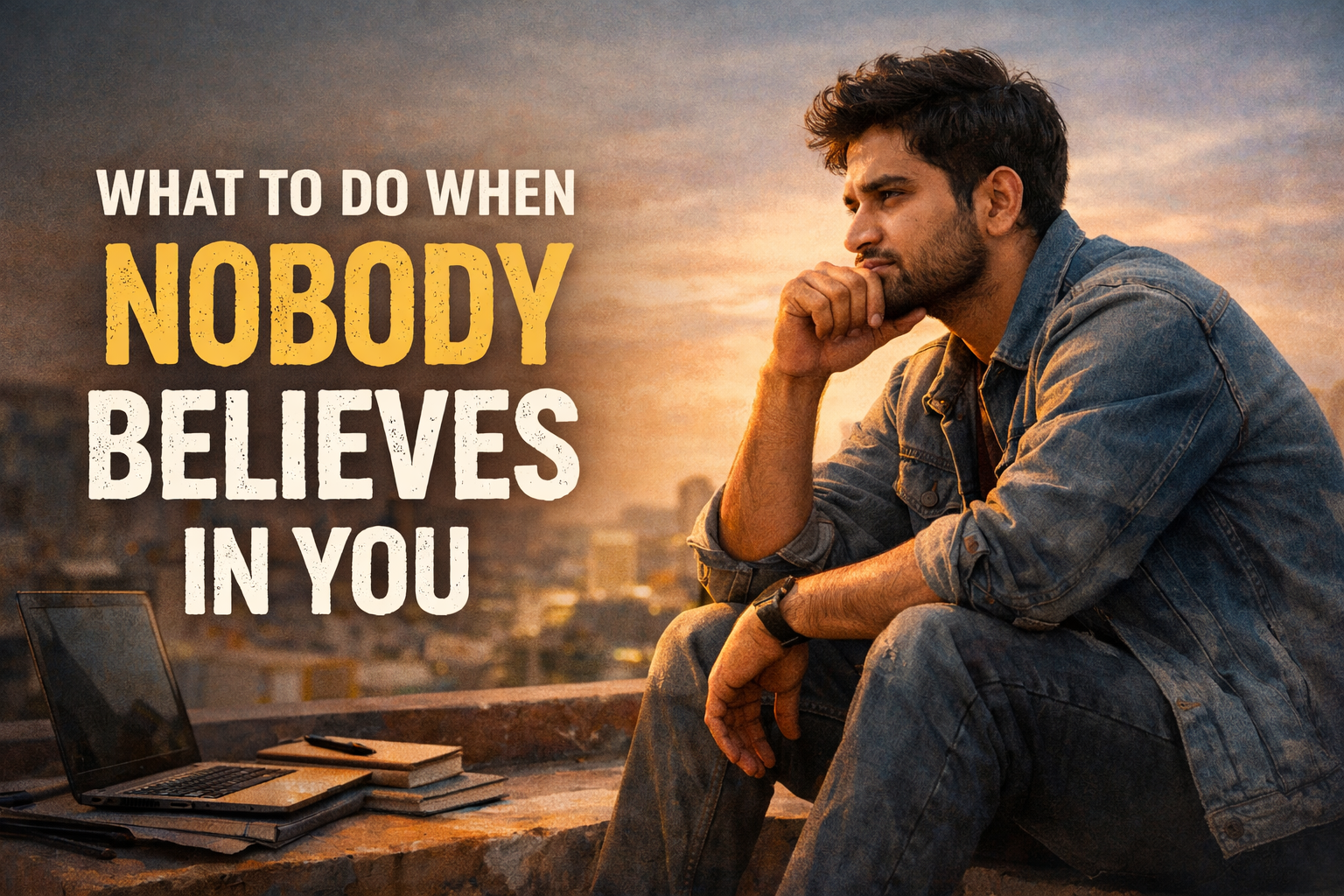 What to Do When Nobody Believes in You