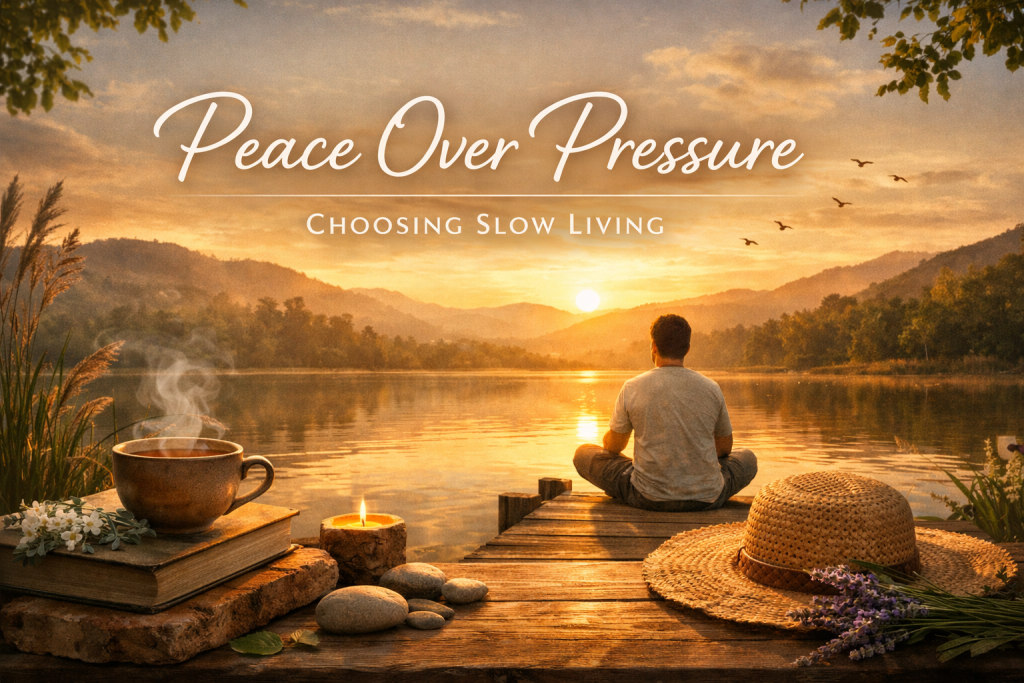 Peace Over Pressure: Choosing Slow Living