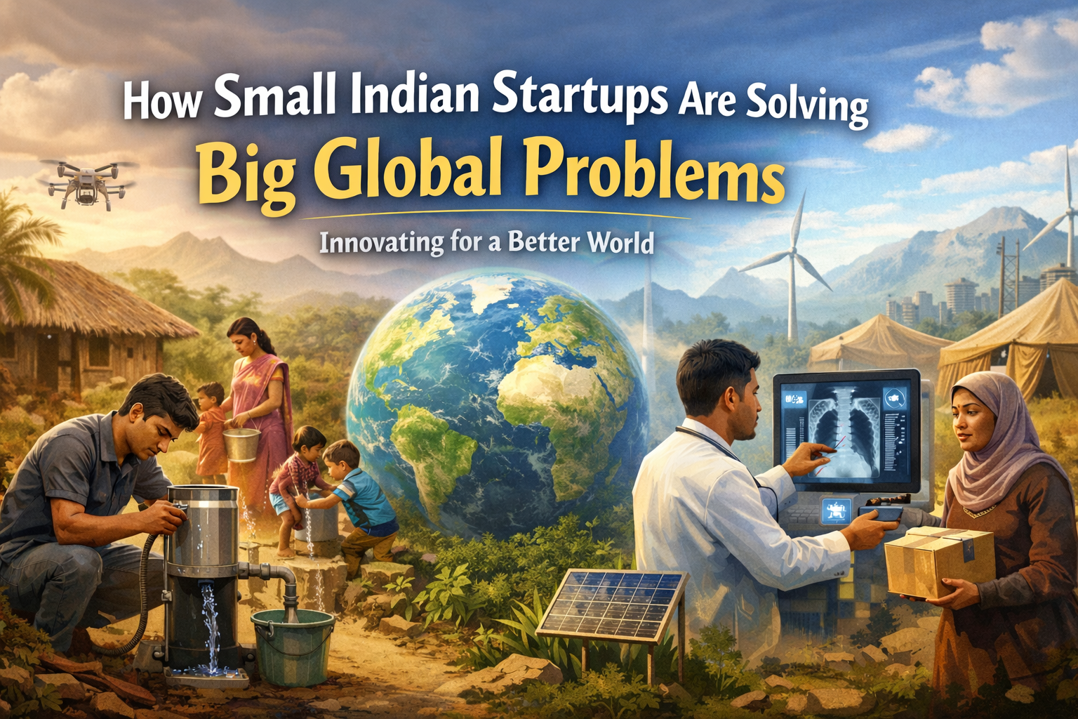 How Small Indian Startups Are Solving Big Global Problems