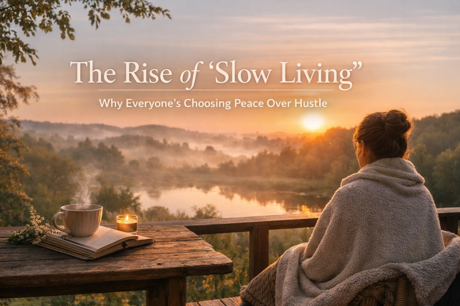 The Rise of “Slow Living” Why Everyone’s Choosing Peace Over Hustle