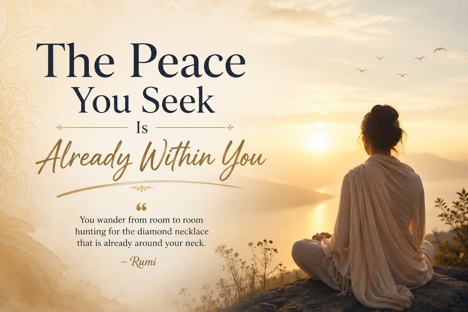 The Peace You Seek Is Already Within You